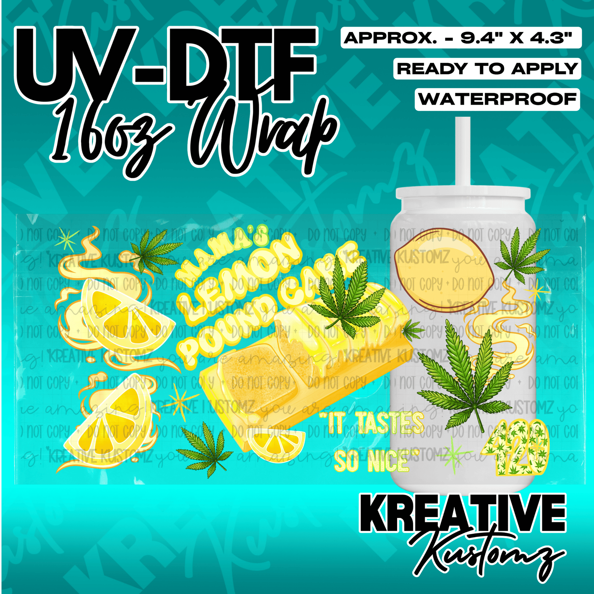 KK-4928 | UVDTF | 16oz Glass Can Libbey Wrap