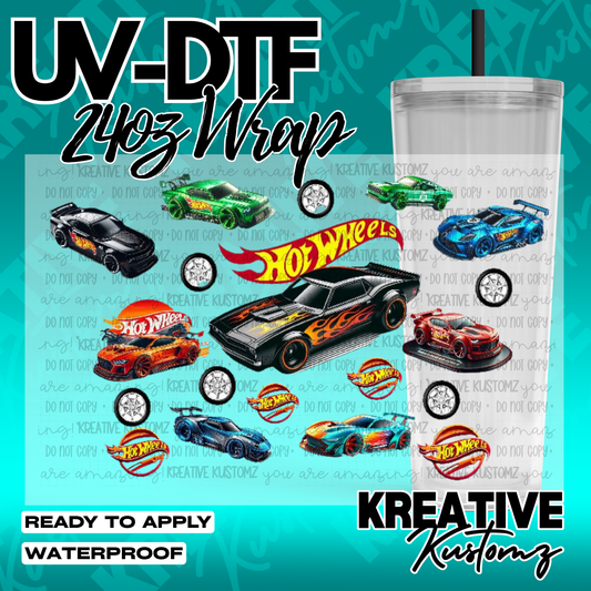UV DTF Cup Wrap for 24oz Tumblers