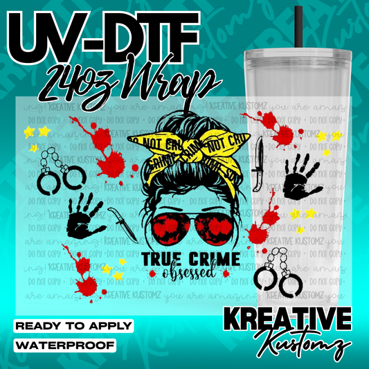 UV DTF Cup Wrap for 24oz Tumblers