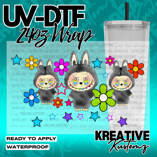 UV DTF Cup Wrap for 24oz Tumblers