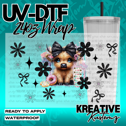 UV DTF Cup Wrap for 24oz Tumblers
