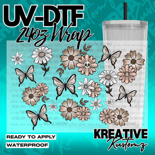 UV DTF Cup Wrap for 24oz Tumblers