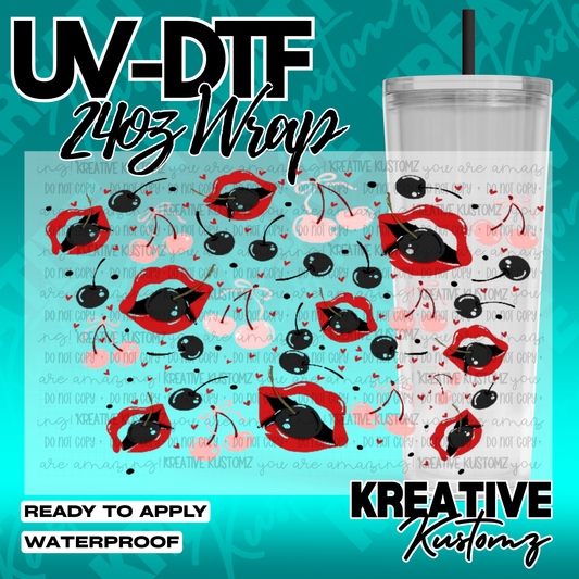 UV DTF Cup Wrap for 24oz Tumblers