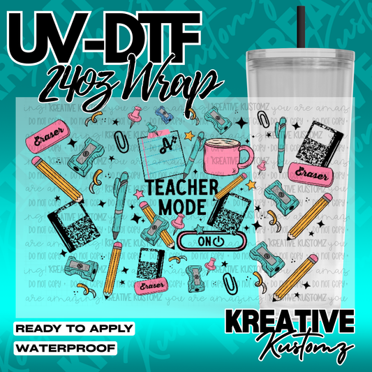 UV DTF Cup Wrap for 24oz Tumblers