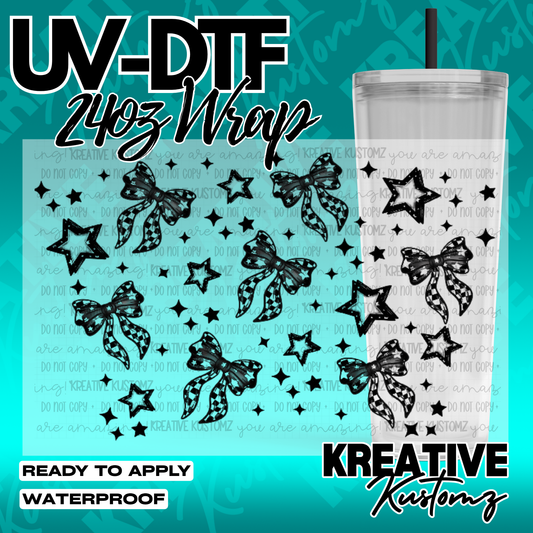 UV DTF Cup Wrap for 24oz Tumblers