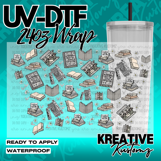 UV DTF Cup Wrap for 24oz Tumblers