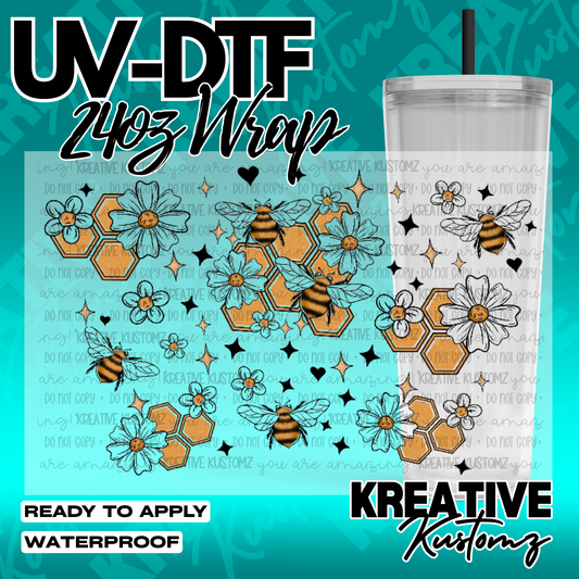 UV DTF Cup Wrap for 24oz Tumblers
