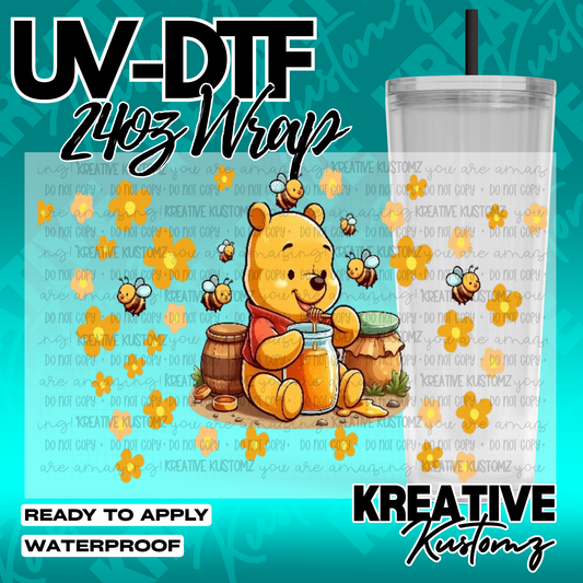 UV DTF Cup Wrap for 24oz Tumblers