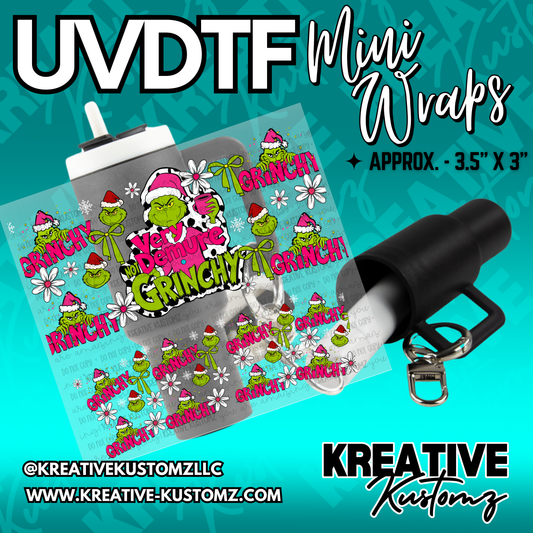 | UVDTF Mini Cup Keychain Wrap Decal
