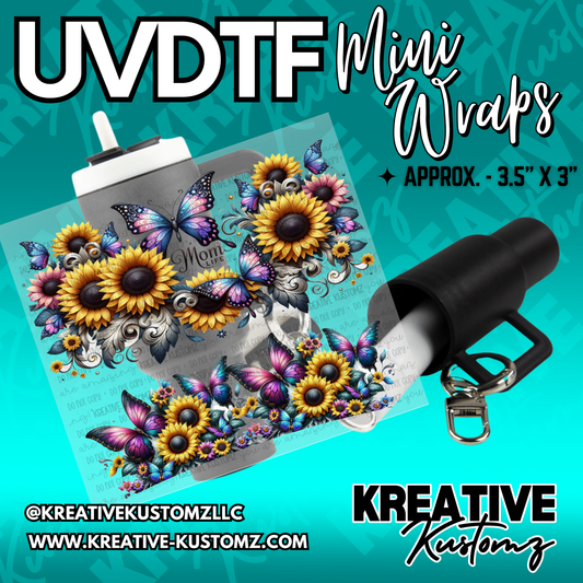 | UVDTF Mini Cup Keychain Wrap Decal