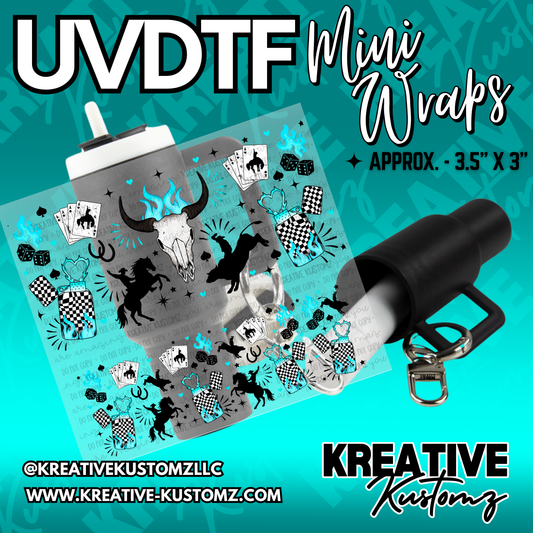 | UVDTF Mini Cup Keychain Wrap Decal