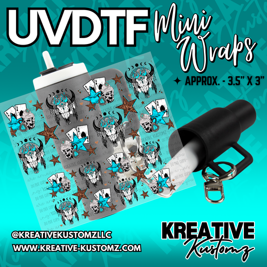 | UVDTF Mini Cup Keychain Wrap Decal