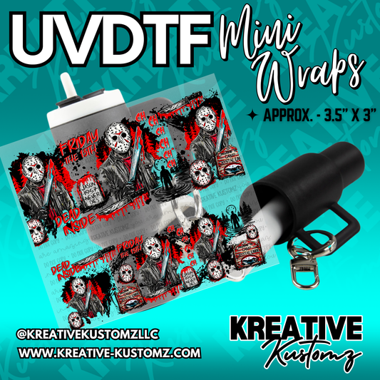 | UVDTF Mini Cup Keychain Wrap Decal