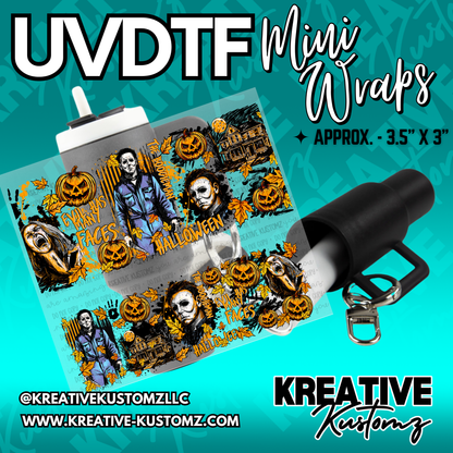 | UVDTF Mini Cup Keychain Wrap Decal