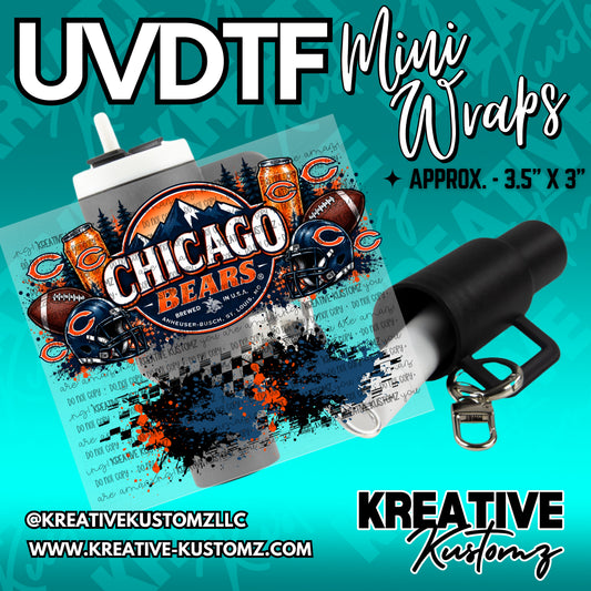| UVDTF Mini Cup Keychain Wrap Decal