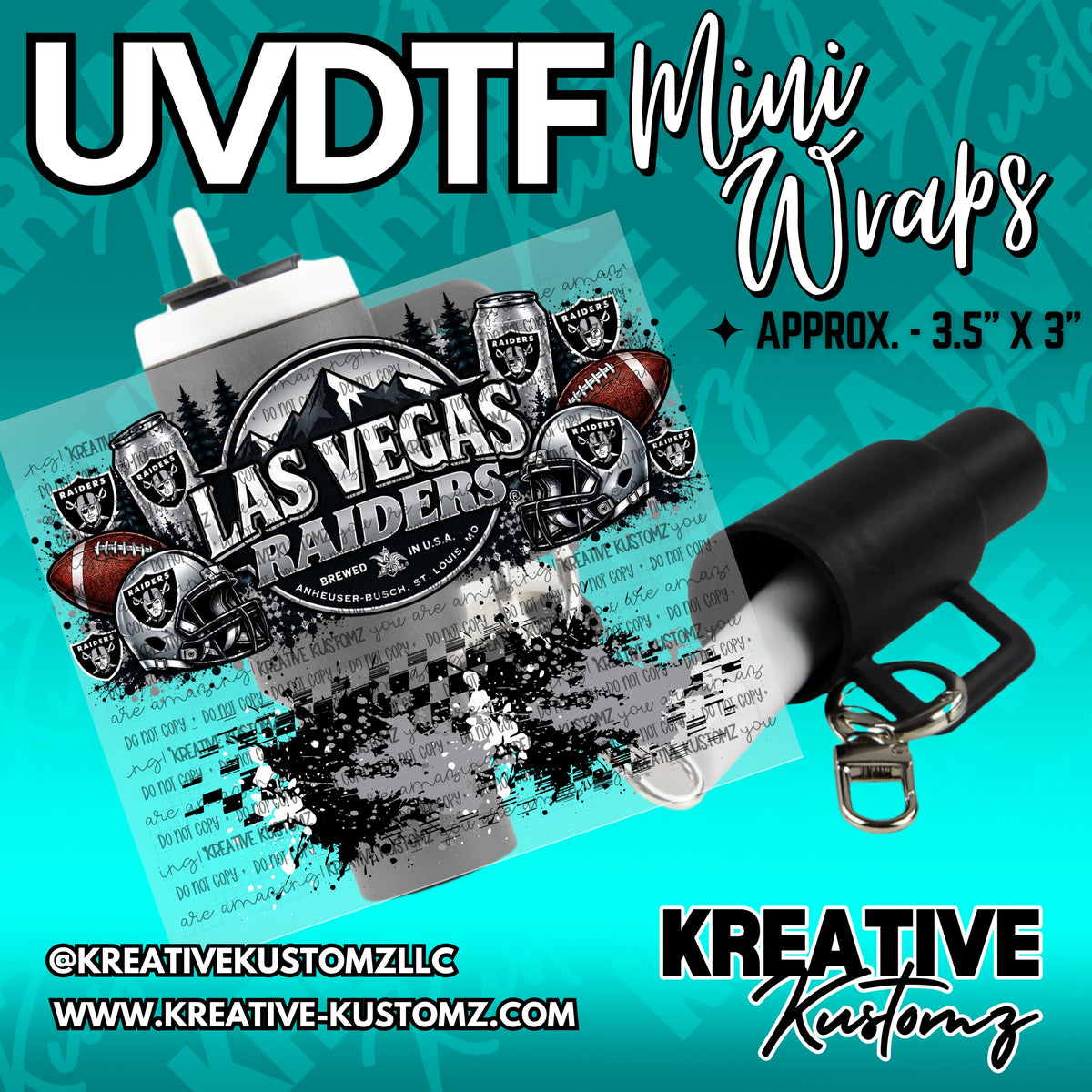 | UVDTF Mini Cup Keychain Wrap Decal