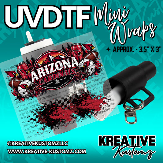 | UVDTF Mini Cup Keychain Wrap Decal