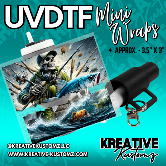 | UVDTF Mini Cup Keychain Wrap Decal