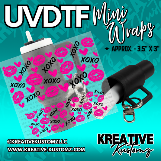| UVDTF Mini Cup Keychain Wrap Decal