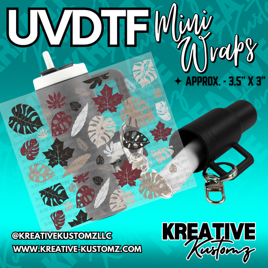 | UVDTF Mini Cup Keychain Wrap Decal