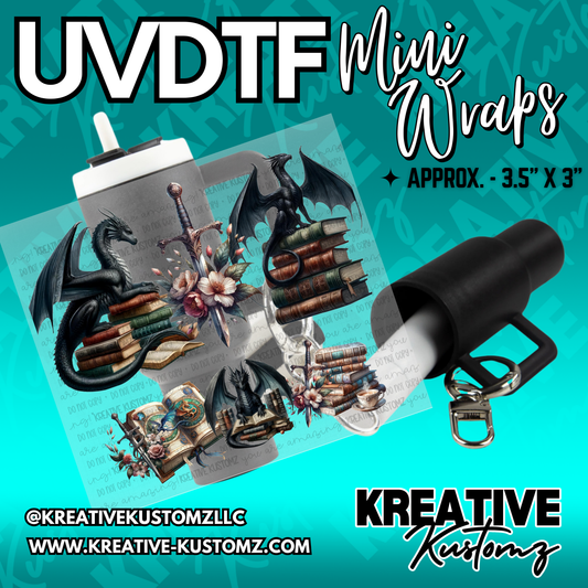 | UVDTF Mini Cup Keychain Wrap Decal