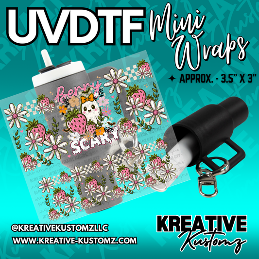| UVDTF Mini Cup Keychain Wrap Decal