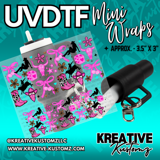| UVDTF Mini Cup Keychain Wrap Decal