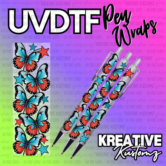 | UV DTF Pen Wrap Decal