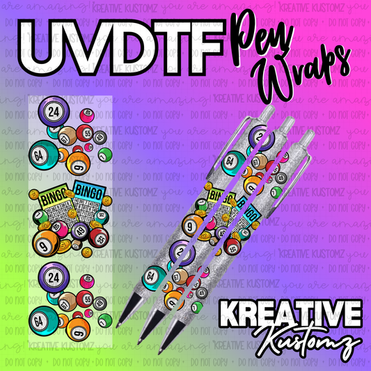 | UV DTF Pen Wrap Decal