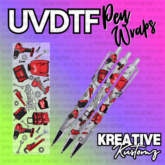 | UV DTF Pen Wrap Decal
