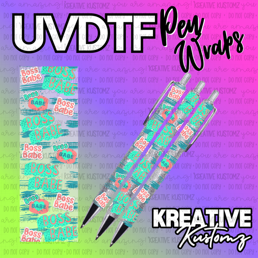 | UV DTF Pen Wrap Decal