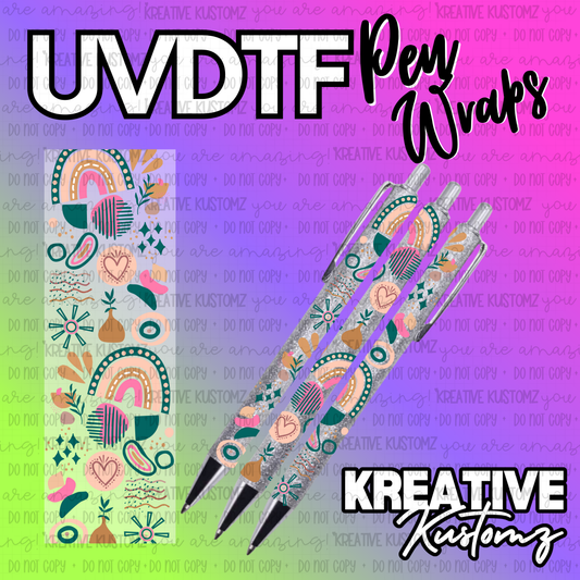 | UV DTF Pen Wrap Decal