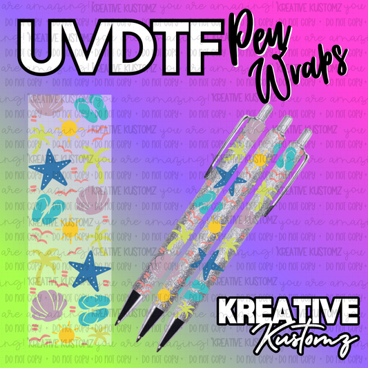 | UV DTF Pen Wrap Decal