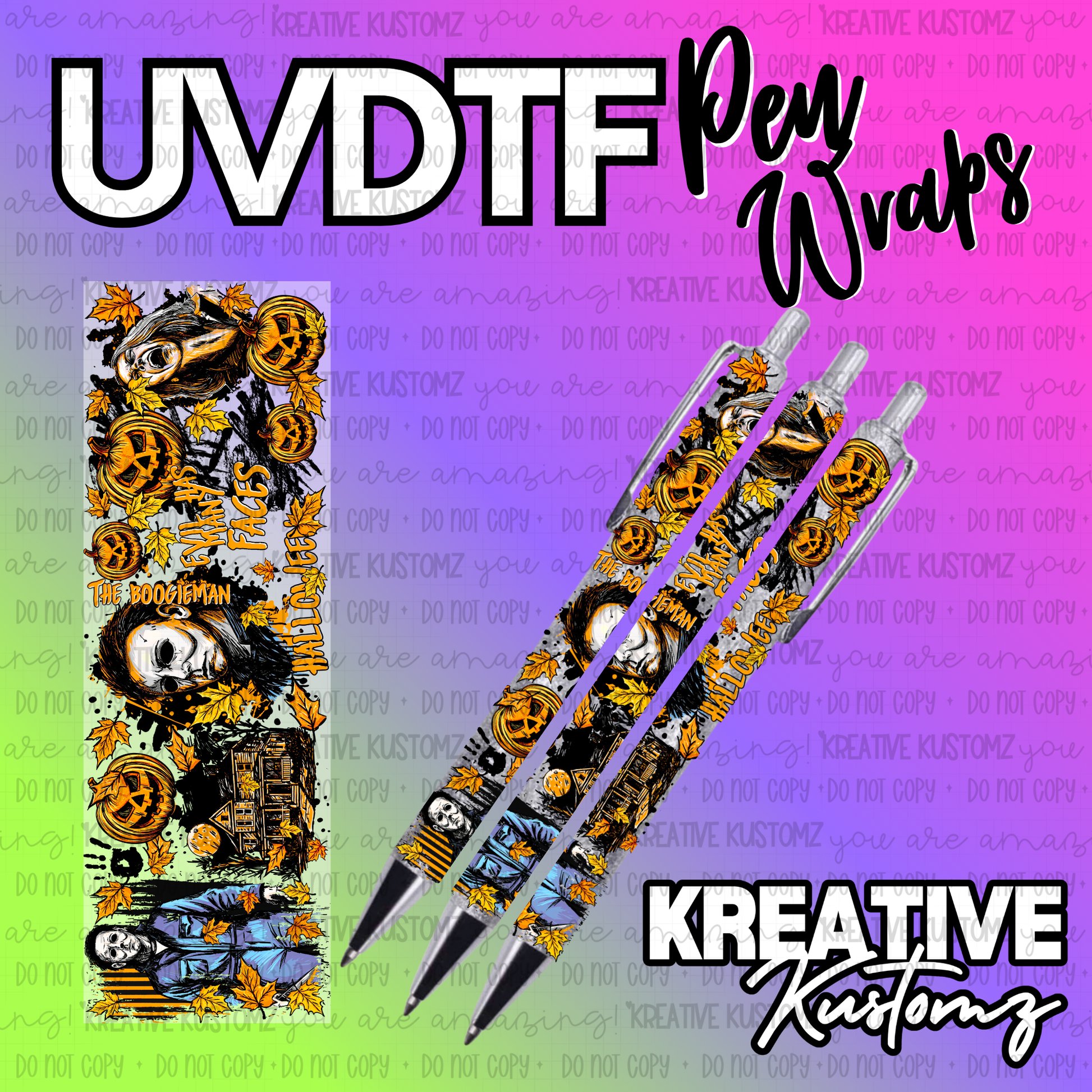 | UV DTF Pen Wrap Decal