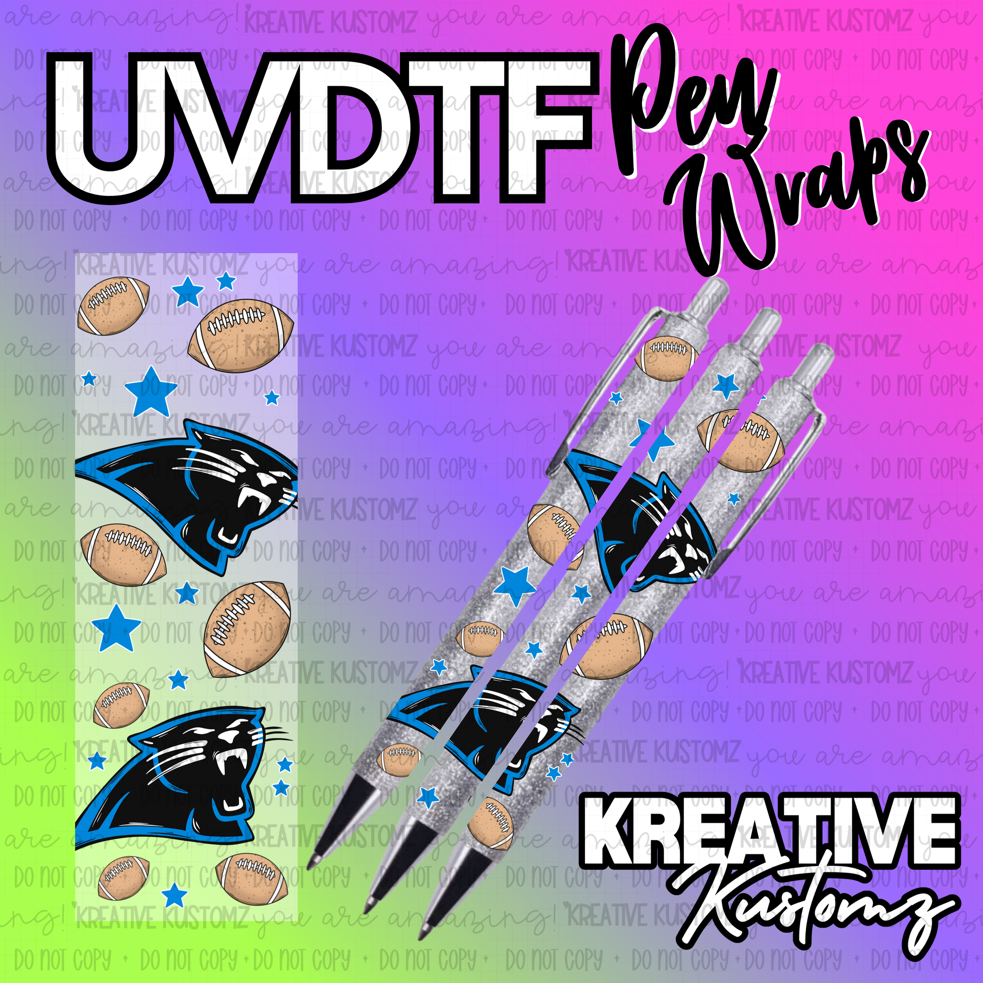 | UV DTF Pen Wrap Decal