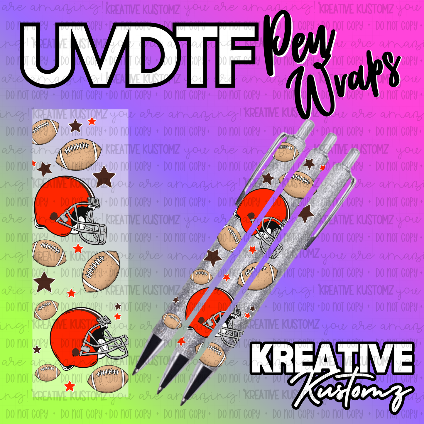 | UV DTF Pen Wrap Decal