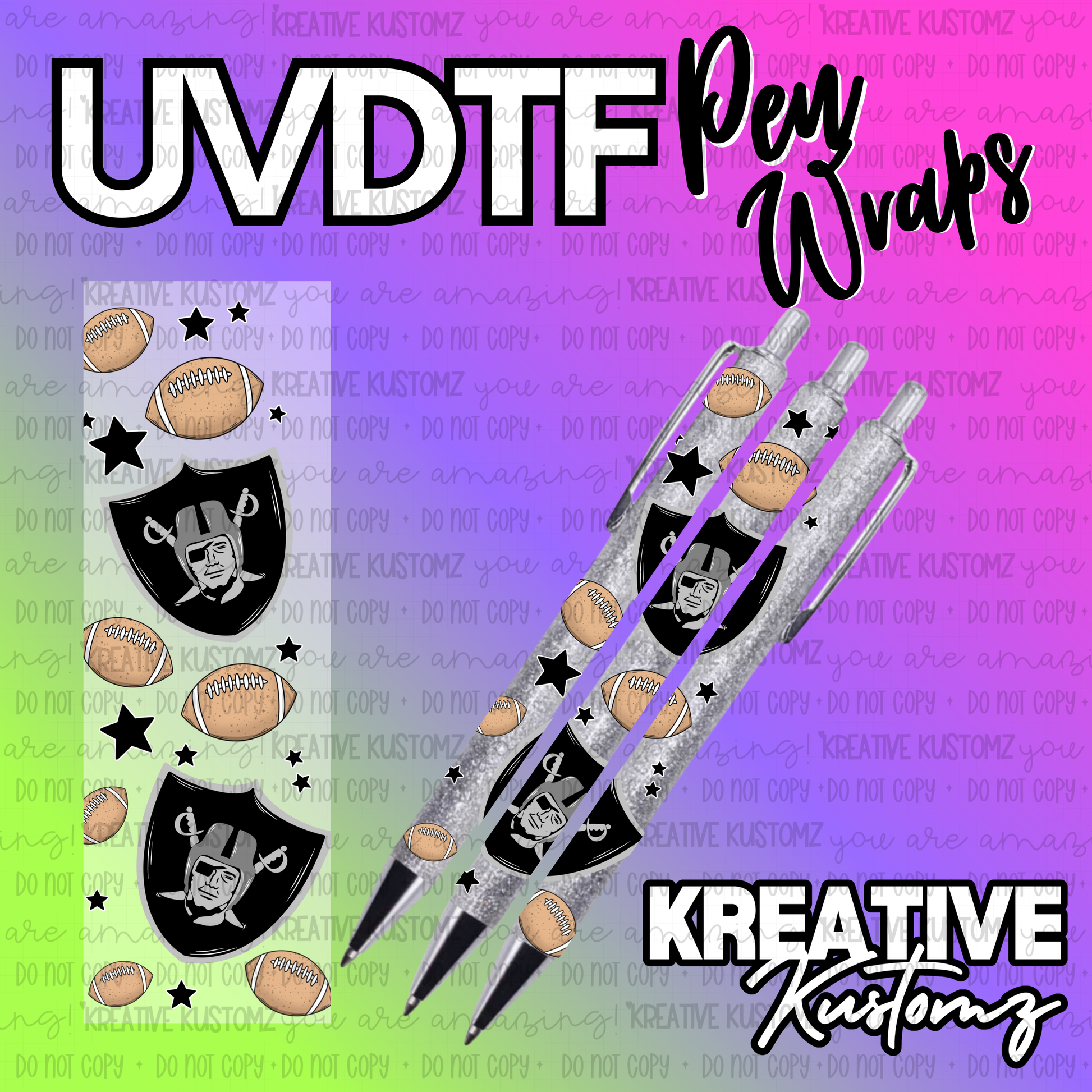 | UV DTF Pen Wrap Decal