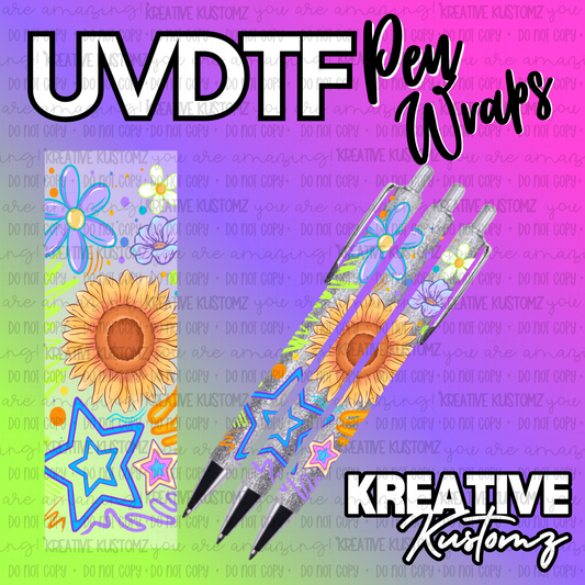 | UV DTF Pen Wrap Decal