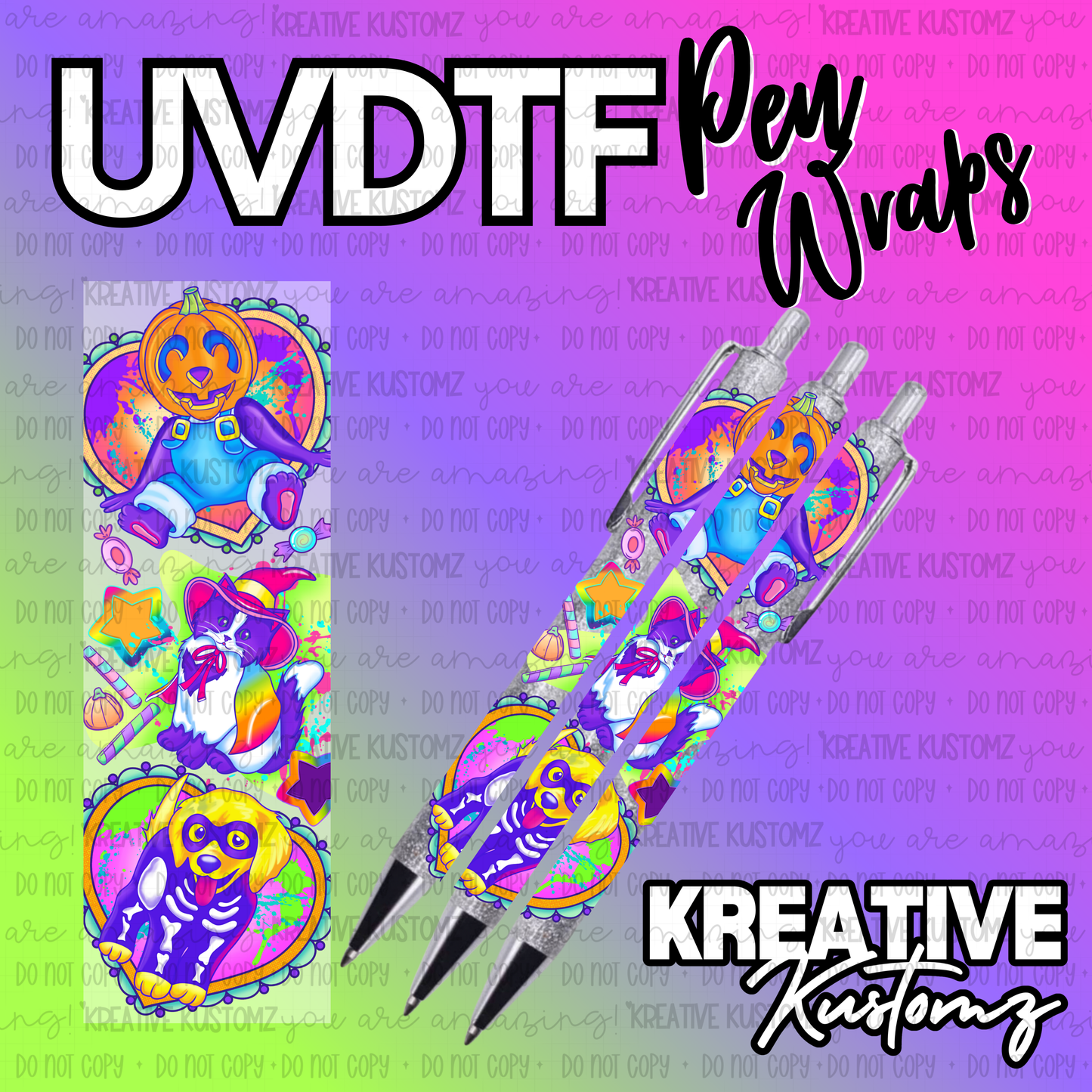 | UV DTF Pen Wrap Decal