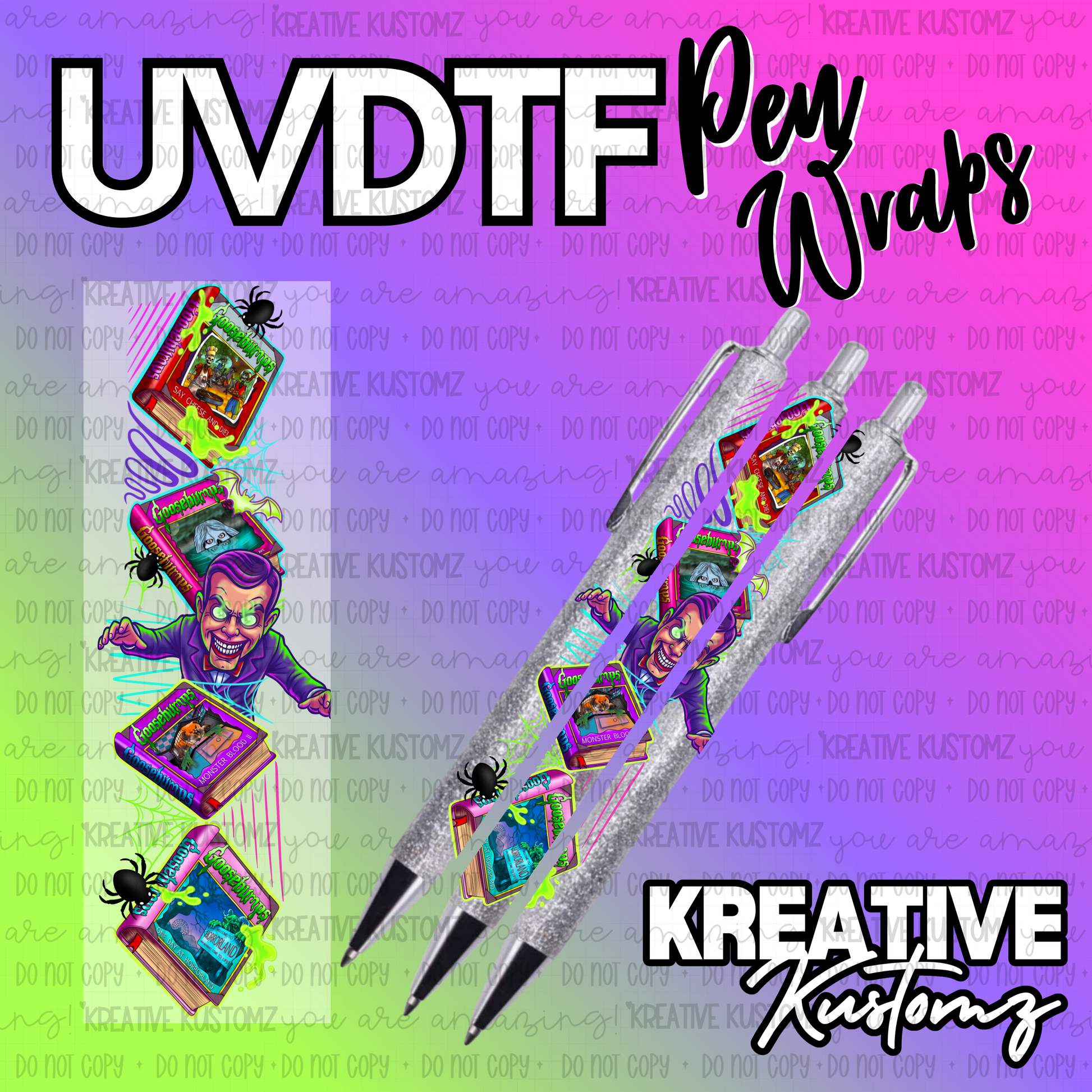 | UV DTF Pen Wrap Decal