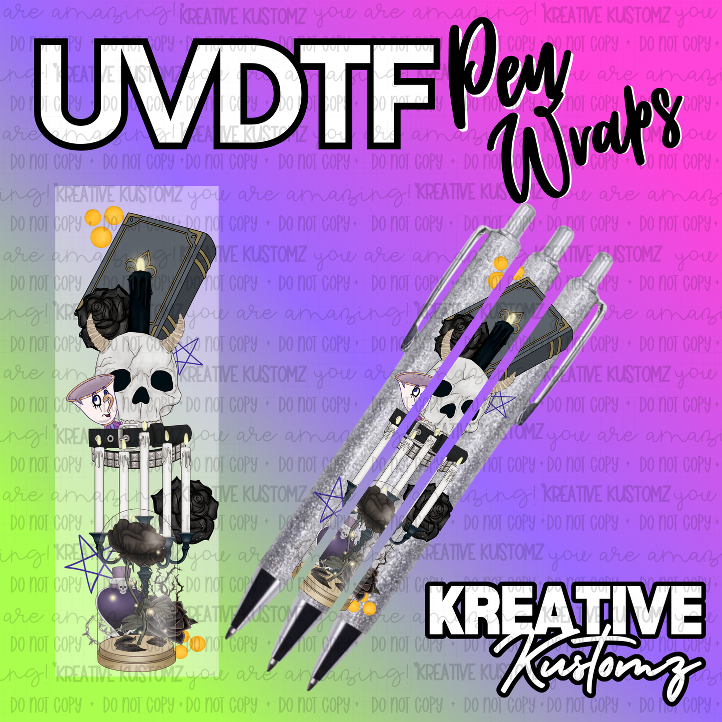 | UV DTF Pen Wrap Decal