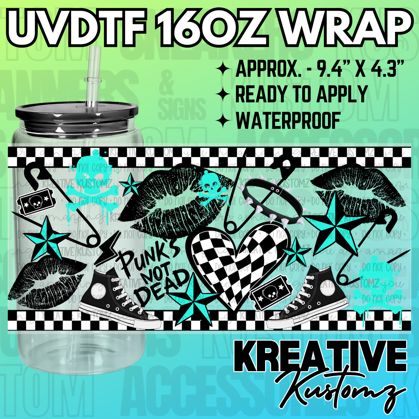 KK-2760| UVDTF | 16oz Glass Can Libbey Wrap