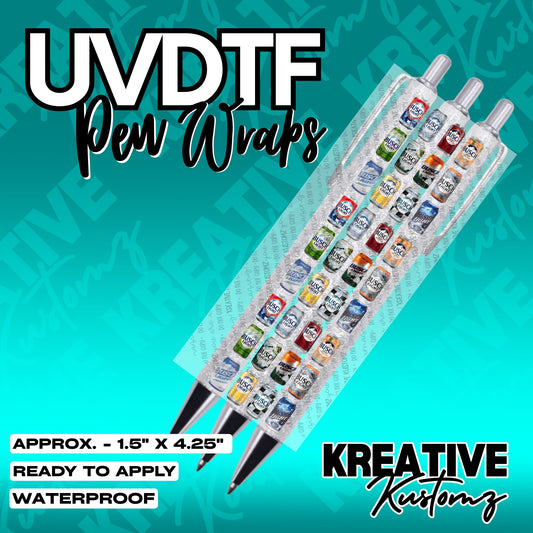 012 | UVDTF Pen Wrap Decal