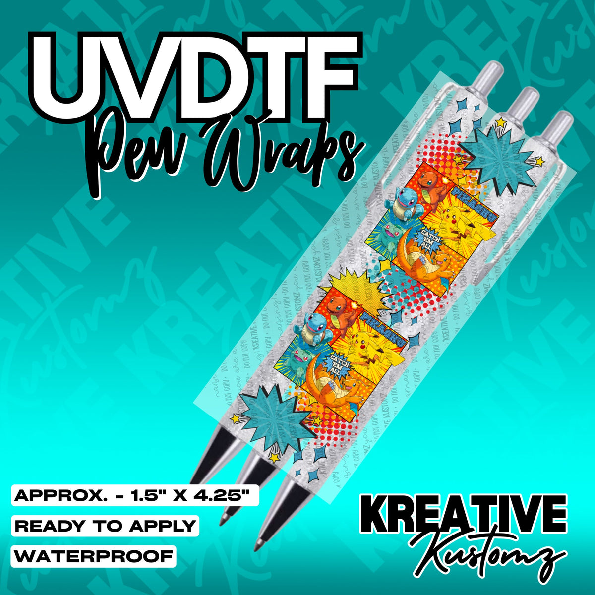 020 | UVDTF Pen Wrap Decal