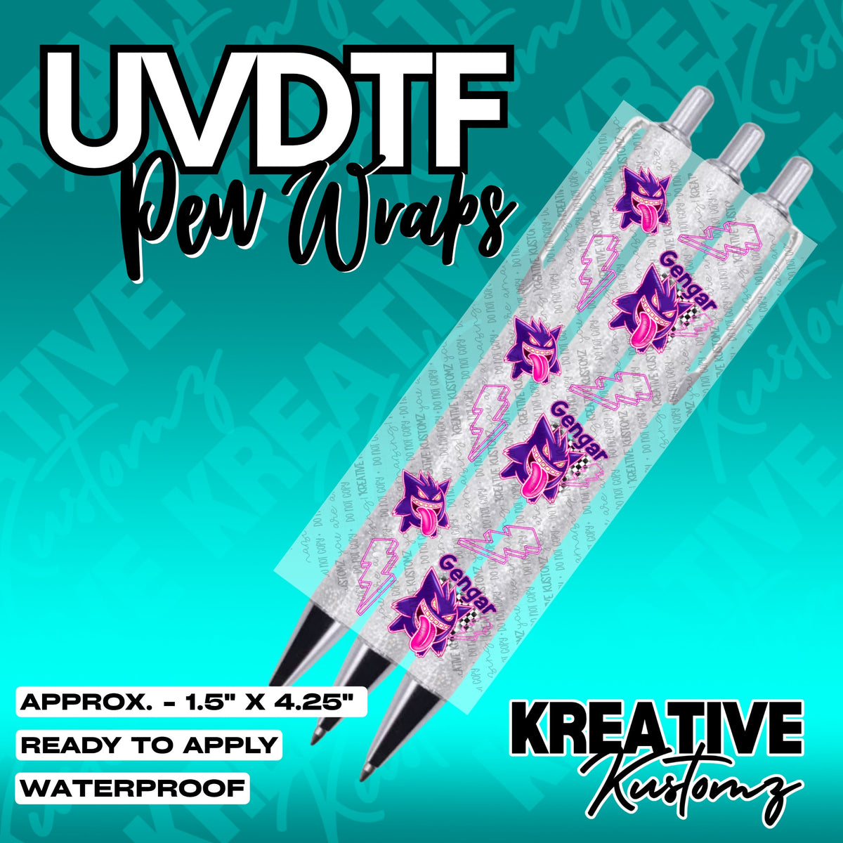 025 | UVDTF Pen Wrap Decal