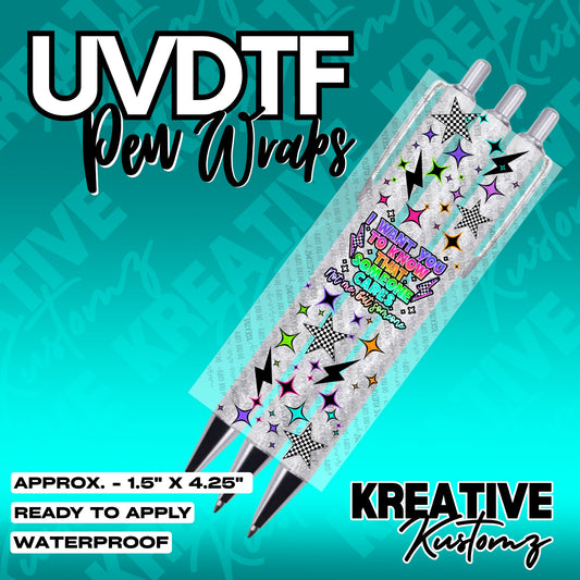 026 | UVDTF Pen Wrap Decal