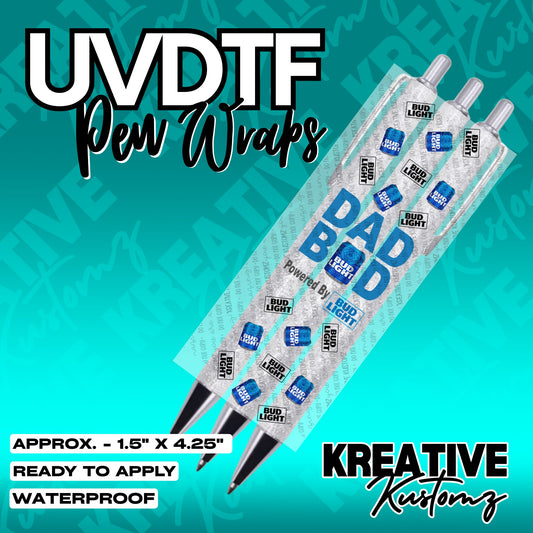 027 | UVDTF Pen Wrap Decal