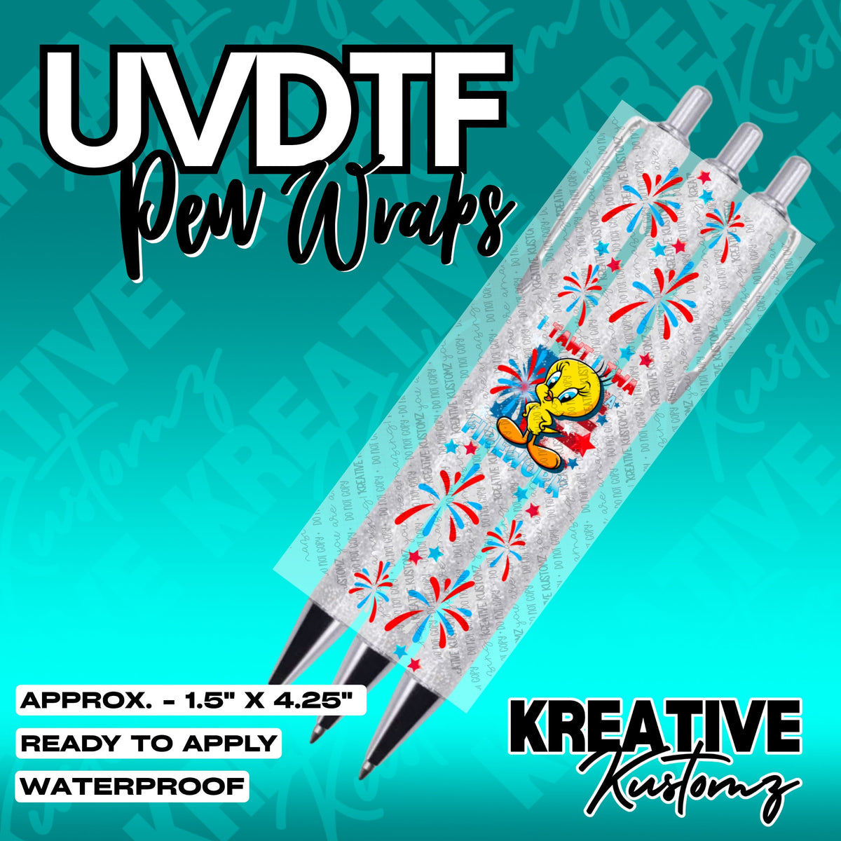 028 | UVDTF Pen Wrap Decal