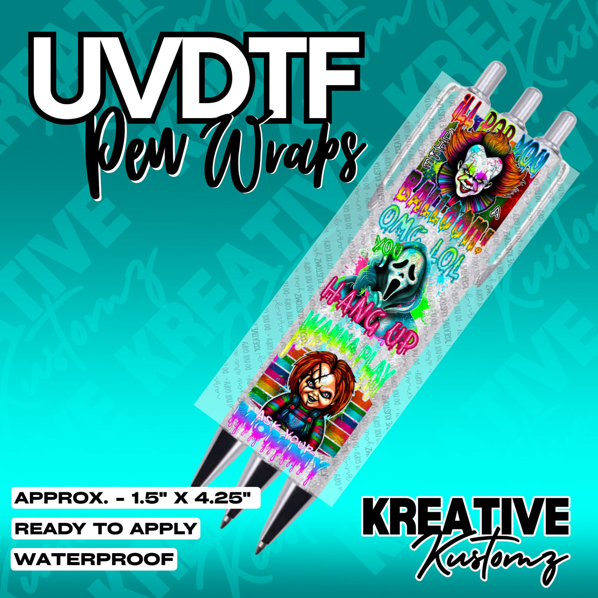 030 | UVDTF Pen Wrap Decal