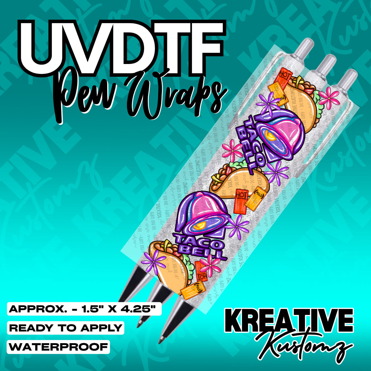 031 | UVDTF Pen Wrap Decal